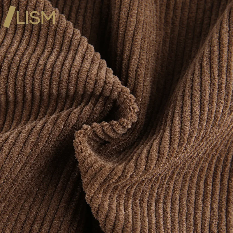 LISM Vintage Solid Corduroy Straight Baggy Trousers Womens Punk Pants Joggers Women Jeans Denim Pants Streetwear Loose Pants
LISM Vintage Solid Corduroy Straight Baggy Trousers Womens Punk Pants Joggers Women Jeans Denim Pants Streetwear Loose Pants
