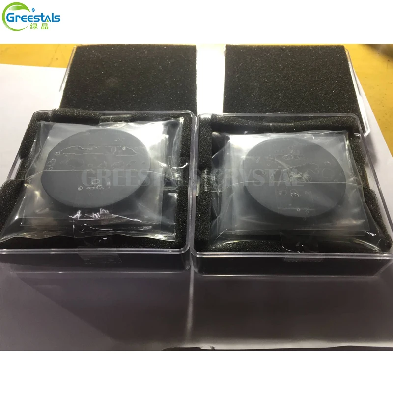 Silicon Carbide SiC crystal substrate wafer carborundum 3'' inch x 0.35mm 2SP 4H N Type Dummy Grade
Silicon Carbide SiC crystal substrate wafer carborundum 3'' inch x 0.35mm 2SP 4H N Type Dummy Grade