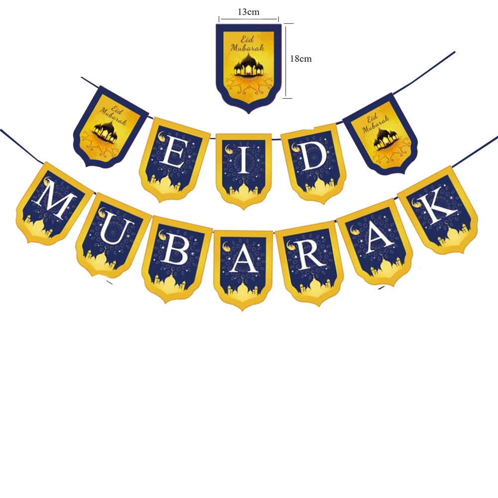 EID MUBARAK Balloons Navy Blue Gold Banner with Star Moon Eid Balloon for Muslim Ramadan Mubarak Party Decoration supplies
EID MUBARAK Balloons Navy Blue Gold Banner with Star Moon Eid Balloon for Muslim Ramadan Mubarak Party Decoration supplies