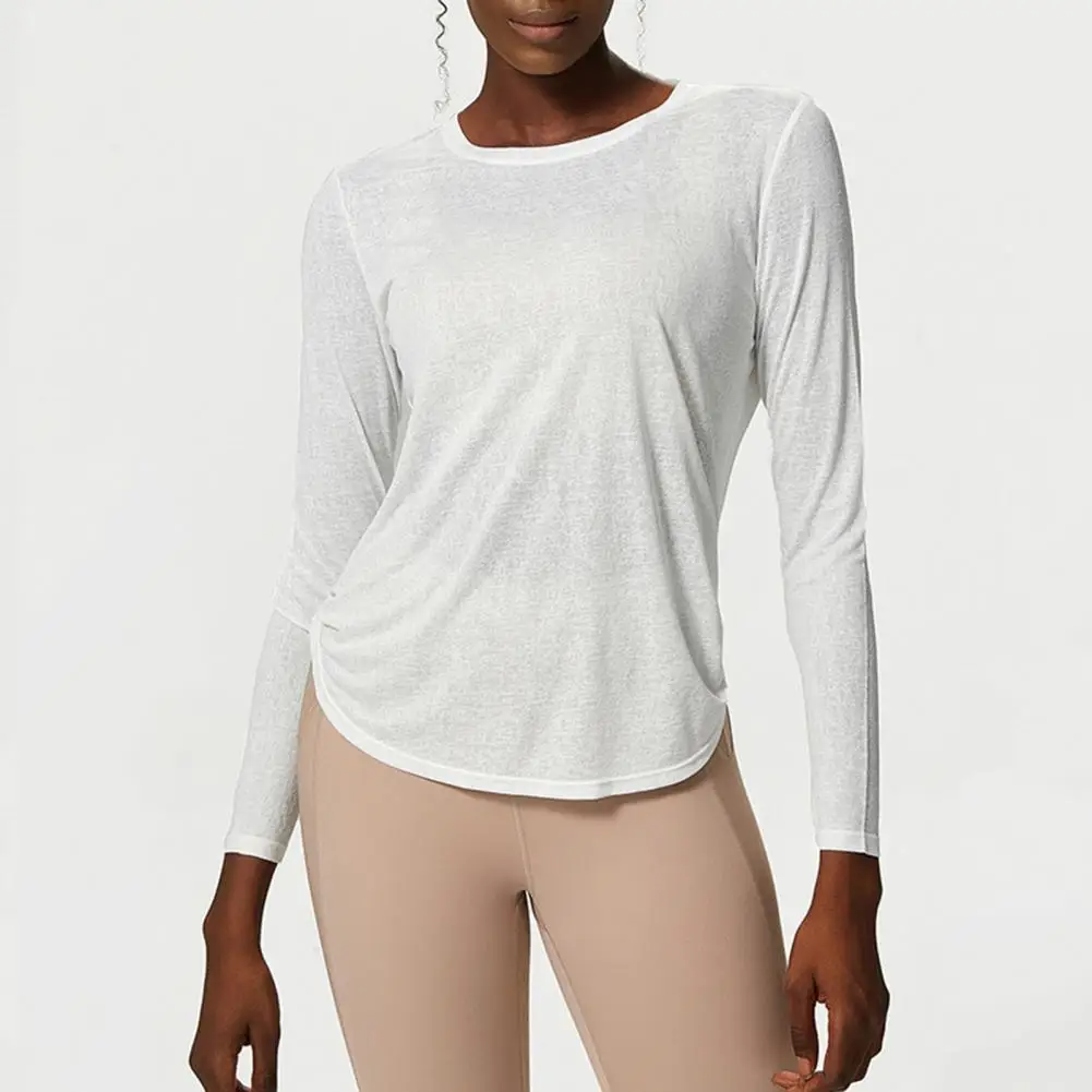 Fadeless Yoga T-Shirt Round Collar Loose Fine Sewing Yoga Athletic Gym Tunic Tops for Gym
Fadeless Yoga T-Shirt Round Collar Loose Fine Sewing Yoga Athletic Gym Tunic Tops for Gym