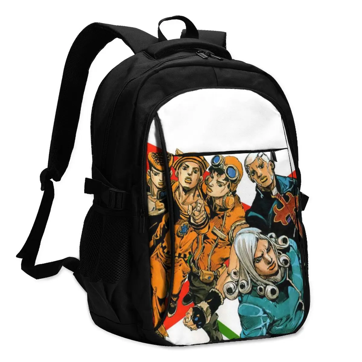 Jojo Bizarre Adventure Backpacks Charger USB Summer Runner Backpack Big Leisure Bags
Jojo Bizarre Adventure Backpacks Charger USB Summer Runner Backpack Big Leisure Bags