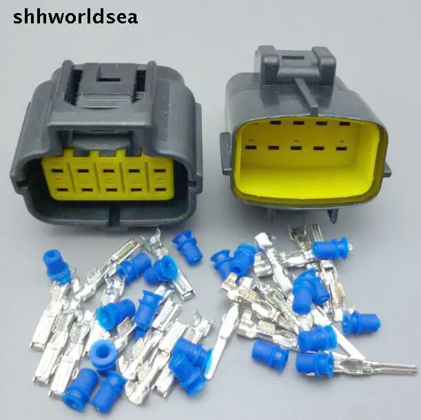 worldgolden 5/30/100sets/lot Waterproof 10 1.8mm Pin Electrical Wire Connector Plug AWG Car Motorcycle Marine
worldgolden 5/30/100sets/lot Waterproof 10 1.8mm Pin Electrical Wire Connector Plug AWG Car Motorcycle Marine