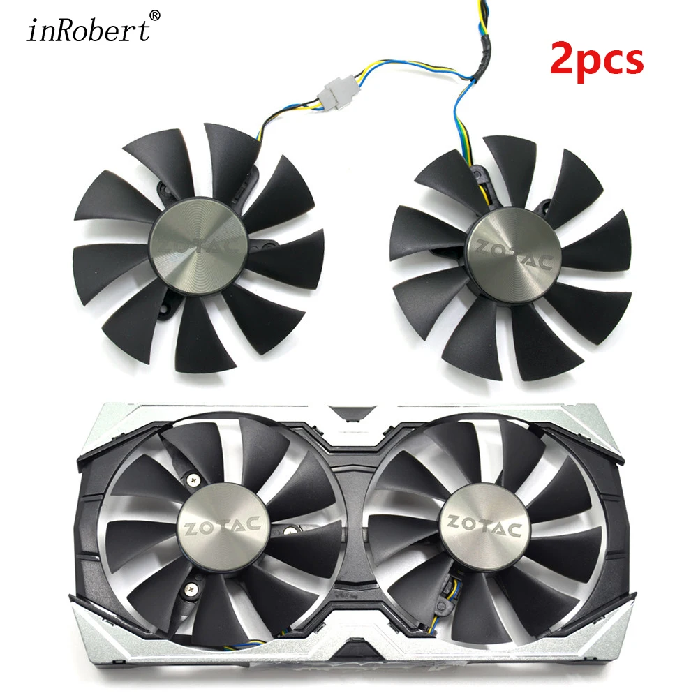 2pcs GA91S2H GFY09010E12SPA 85mm 4Pin Cooler Fan Replace For ZOTAC GTX1060 6GB GTX 1070 Mini Graphics Card Cooling Fan
2pcs GA91S2H GFY09010E12SPA 85mm 4Pin Cooler Fan Replace For ZOTAC GTX1060 6GB GTX 1070 Mini Graphics Card Cooling Fan