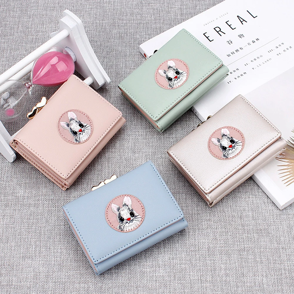 Cute Multi-card Women Wallet Rabbit Cloth Stickers Change Folder Ptgirl Japanese Kawaii Girl Short Multi-function Coin Card Sets
Cute Multi-card Women Wallet Rabbit Cloth Stickers Change Folder Ptgirl Japanese Kawaii Girl Short Multi-function Coin Card Sets
