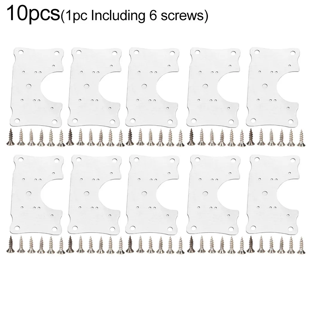 10Pcs Hinge Fixing Plate + 60pcs X Screws Stainless Steel Hinge Fixing Plate For Cabinet Door Repair Installer Kits
10Pcs Hinge Fixing Plate + 60pcs X Screws Stainless Steel Hinge Fixing Plate For Cabinet Door Repair Installer Kits