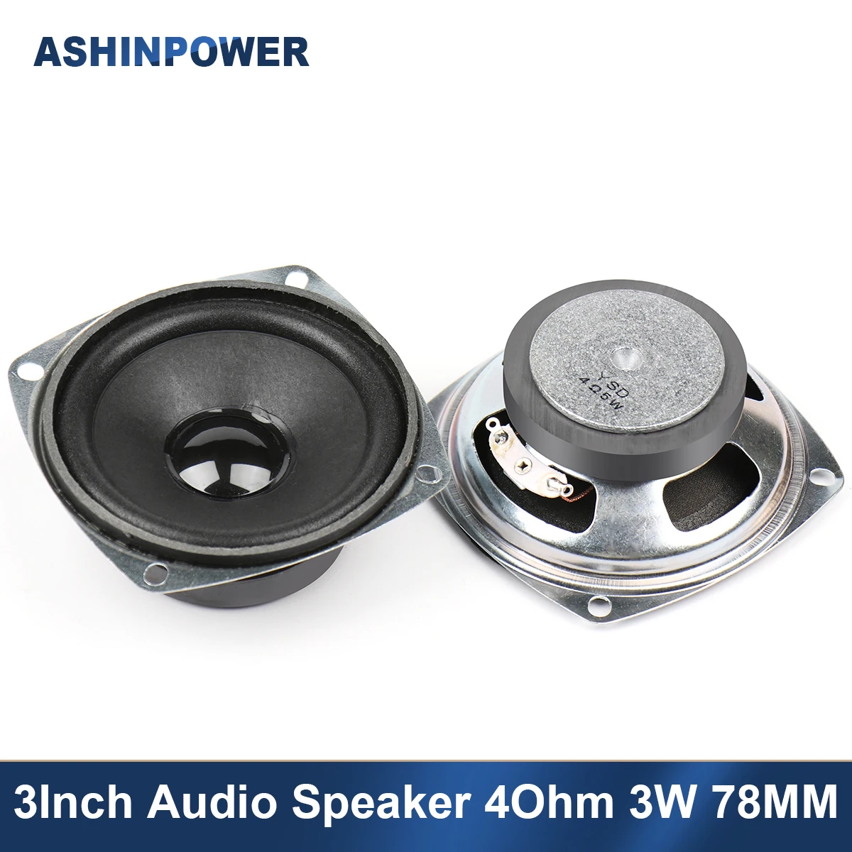 Ashinpower 2Pcs 3Inch Audio Speaker 4Ohm 3W 78MM Full Range 16 Core Portable Multimedia For Bluetooth-Audio Loudspeaker DIY
Ashinpower 2Pcs 3Inch Audio Speaker 4Ohm 3W 78MM Full Range 16 Core Portable Multimedia For Bluetooth-Audio Loudspeaker DIY