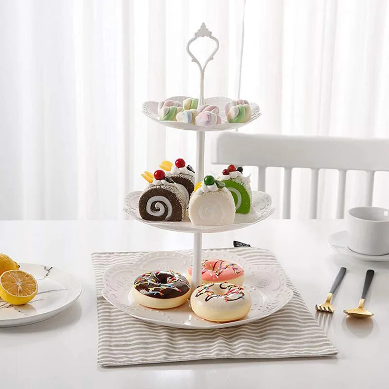 3 Tier Cupcake Stand Dessert Plates Fruit Snack Candy Display Tower Tray for Wedding Home Birthday Tea Party Cup Cake Stand
3 Tier Cupcake Stand Dessert Plates Fruit Snack Candy Display Tower Tray for Wedding Home Birthday Tea Party Cup Cake Stand