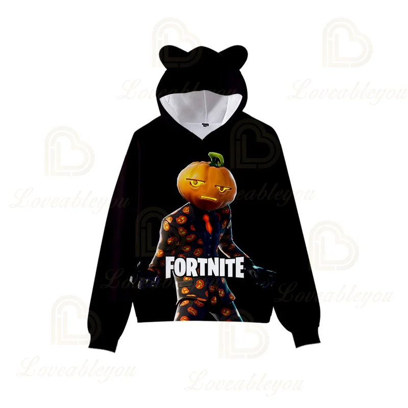 Sweetshirts Battle Royale Fortnite Harajuku Cat Ear 3d Print Pullover Girls Hoodie Sudaderas Comfortable Sweatshirt Clothing
Sweetshirts Battle Royale Fortnite Harajuku Cat Ear 3d Print Pullover Girls Hoodie Sudaderas Comfortable Sweatshirt Clothing