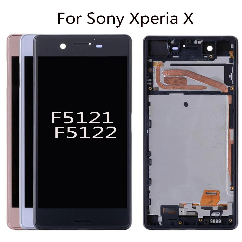 5.0" LCD For Sony Xperia X LCD Touch Screen with Frame Digitizer Assembly For SONY Xperia X F5121 LCD Display Replacement
5.0" LCD For Sony Xperia X LCD Touch Screen with Frame Digitizer Assembly For SONY Xperia X F5121 LCD Display Replacement