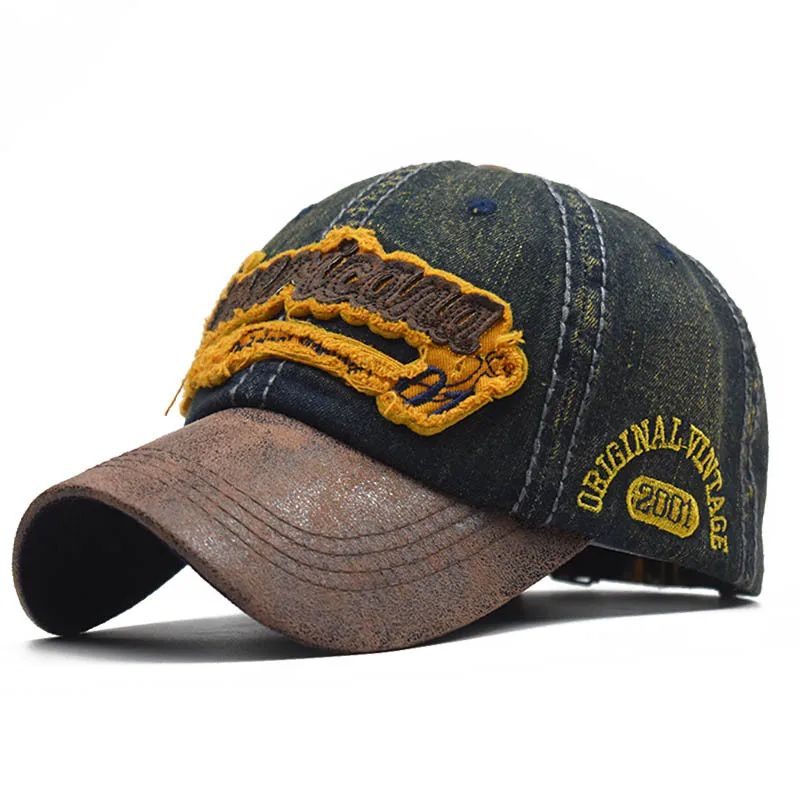 2020 Women/man's Beaseball Caps Washed Embroidery Splicing Washed Sun Sports Hats Male Hip Hop Cap Cowboy Fishing Climing Hat
2020 Women/man's Beaseball Caps Washed Embroidery Splicing Washed Sun Sports Hats Male Hip Hop Cap Cowboy Fishing Climing Hat
