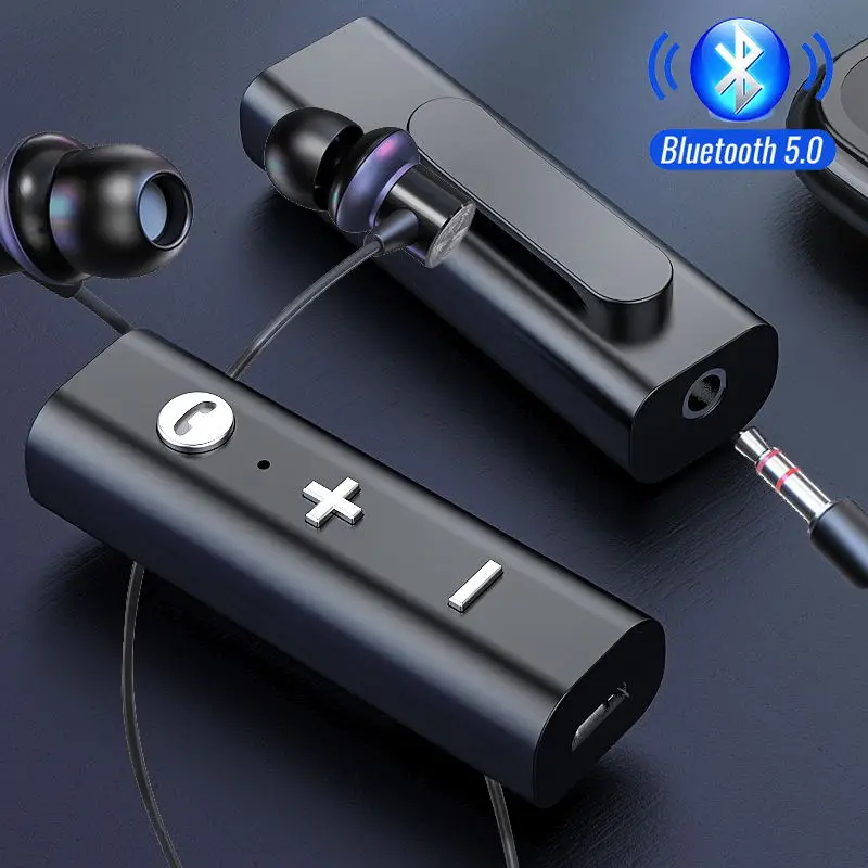 2 в 1 BT001 Bluetooth 5 0 приемник для 3 мм разъем наушников Беспроводной адаптер с разъемом