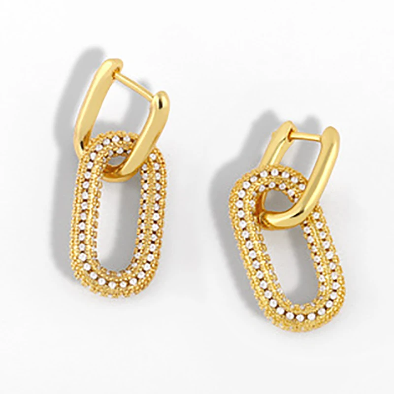 1 Pair Fashion Cubic Zircon Geometric Hoop Earrings For Women Simple O Shaped Gold Earrings Hip Hop Jewelry Accessories Gifts
1 Pair Fashion Cubic Zircon Geometric Hoop Earrings For Women Simple O Shaped Gold Earrings Hip Hop Jewelry Accessories Gifts