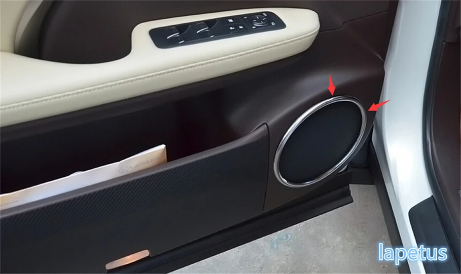 Lapetus Inner Door Stereo Speaker Audio Sound Frame Ring Decoration Frame Cover Trim ABS Fit For Lexus RX200t RX450h 2016 - 2019
Lapetus Inner Door Stereo Speaker Audio Sound Frame Ring Decoration Frame Cover Trim ABS Fit For Lexus RX200t RX450h 2016 - 2019