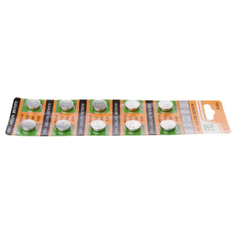 10PCS Button Coin Cell Battery AG10 1.5V Watch Batteries SR54 389 189 LR1130 SR1130 Toys Control Remote
10PCS Button Coin Cell Battery AG10 1.5V Watch Batteries SR54 389 189 LR1130 SR1130 Toys Control Remote