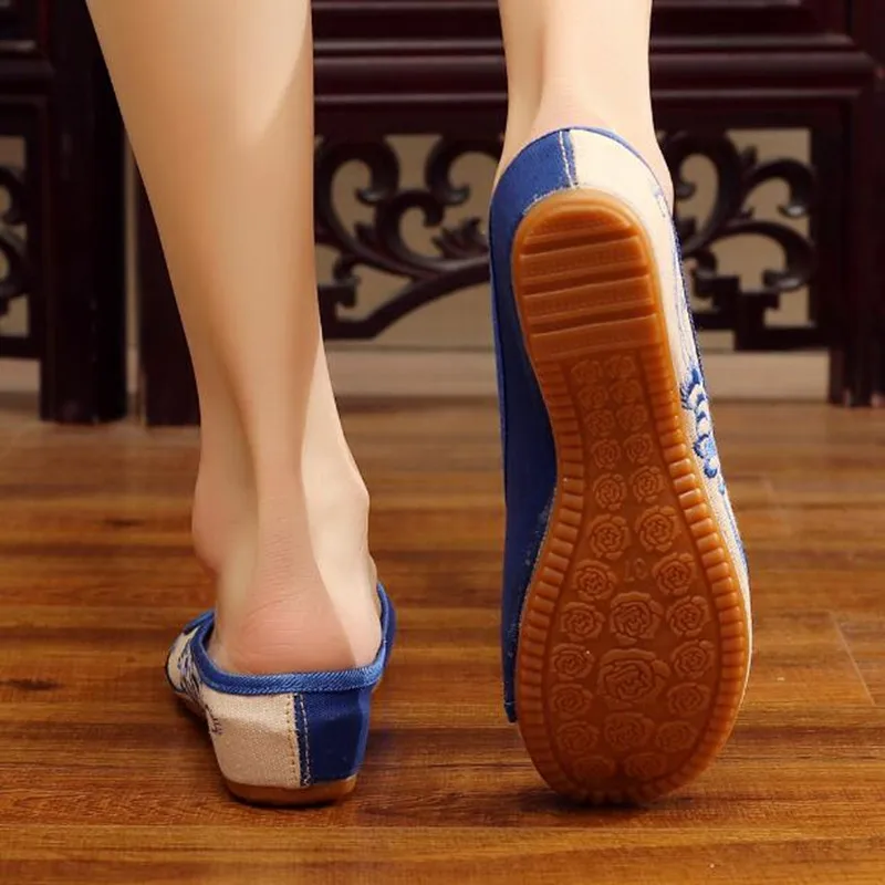 Summer Comfort Embroider Retro Style Canvas Women Slippers Cotton Fabric Casual Beach Slides Ladies Vintage Low Heel Sandals
Summer Comfort Embroider Retro Style Canvas Women Slippers Cotton Fabric Casual Beach Slides Ladies Vintage Low Heel Sandals