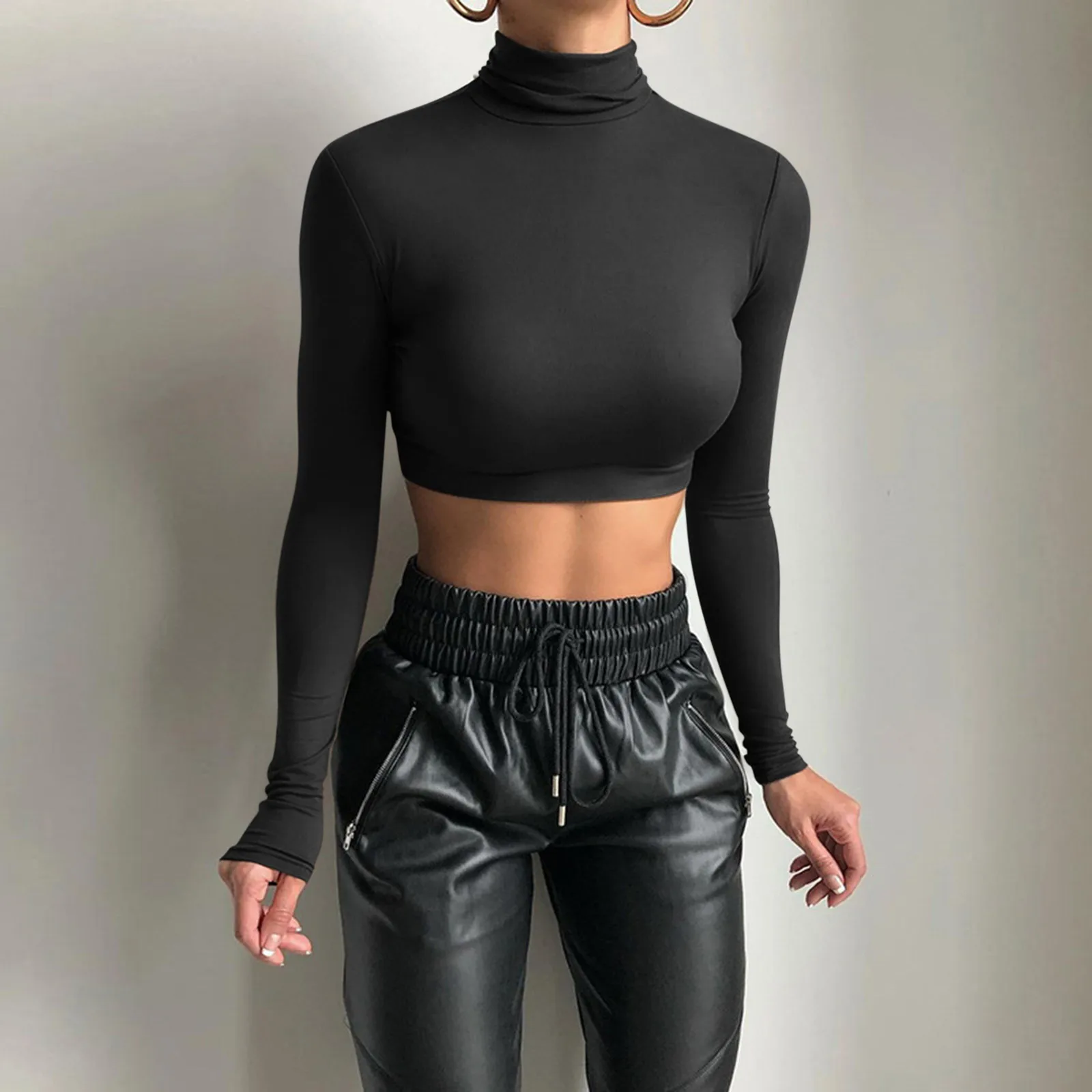 Women Long Sleeve Running Shirts Sexy Exposed Navel Yogal Tee shirts Solid Sports Shirts Quick Dry Fitness Gym Crop Tops Blouse
Women Long Sleeve Running Shirts Sexy Exposed Navel Yogal Tee shirts Solid Sports Shirts Quick Dry Fitness Gym Crop Tops Blouse