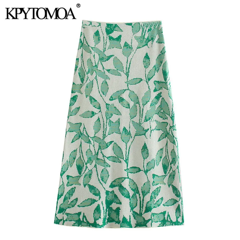 KPYTOMOA Women Chic Fashion Jacquard Knit Midi Skirt Vintage High Waist Side Zipper Female Skirts Mujer
KPYTOMOA Women Chic Fashion Jacquard Knit Midi Skirt Vintage High Waist Side Zipper Female Skirts Mujer