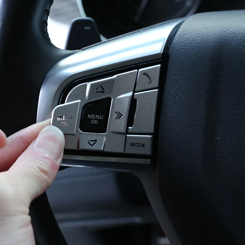 Car Steering Wheel Buttons Sequins Stickers For Land Rover Discovery Sport 2015-2019 Aluminum alloy Silver/Black Car Accessories
Car Steering Wheel Buttons Sequins Stickers For Land Rover Discovery Sport 2015-2019 Aluminum alloy Silver/Black Car Accessories