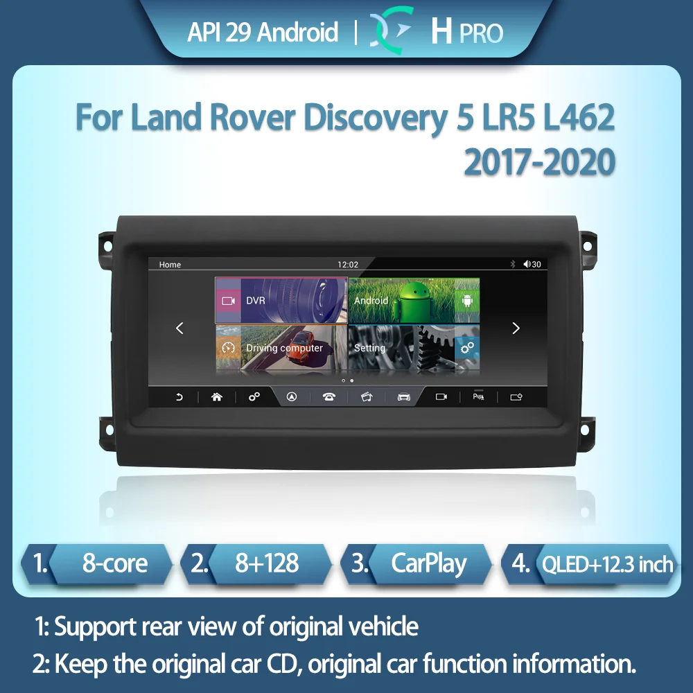 Для Land Rover Discovery 5 LR5 L462 2017-2020 умный мультимедийный видеоплеер Радио GPS CarPlay 8 + 128 Гб Поддержка оригинальной системы
Для Land Rover Discovery 5 LR5 L462 2017-2020 умный мультимедийный видеоплеер Радио GPS CarPlay 8 + 128 Гб Поддержка оригинальной системы