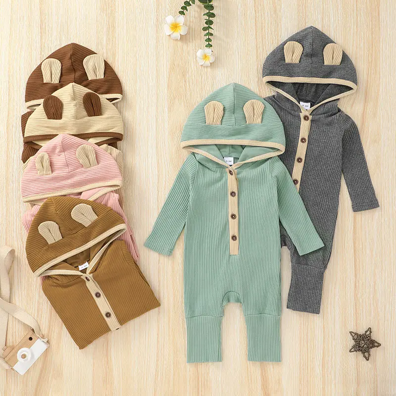 Ecavus Infant Hanging Romper Climbing Clothes Solid Color Fashion Cute Baby Long Sleeve One-Piece Hooded Children's Wear
Ecavus Infant Hanging Romper Climbing Clothes Solid Color Fashion Cute Baby Long Sleeve One-Piece Hooded Children's Wear