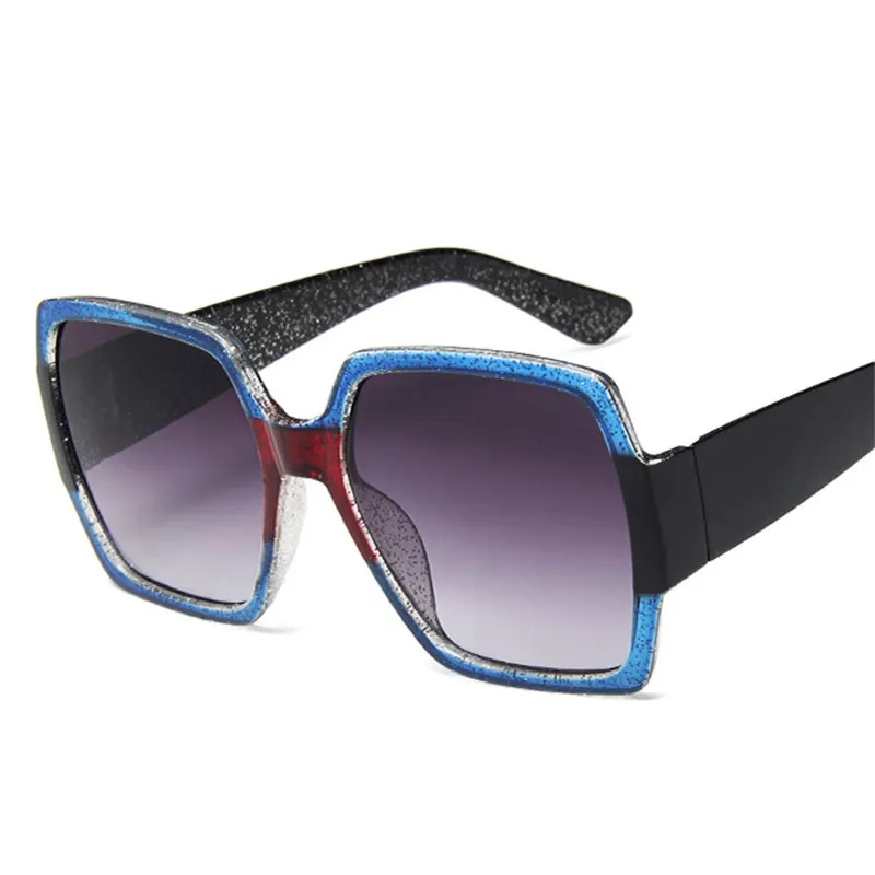 Trend big frame woman sunglasses fashion colorful glitter glasses Square border Latest model outdoor High-end design UV
Trend big frame woman sunglasses fashion colorful glitter glasses Square border Latest model outdoor High-end design UV
