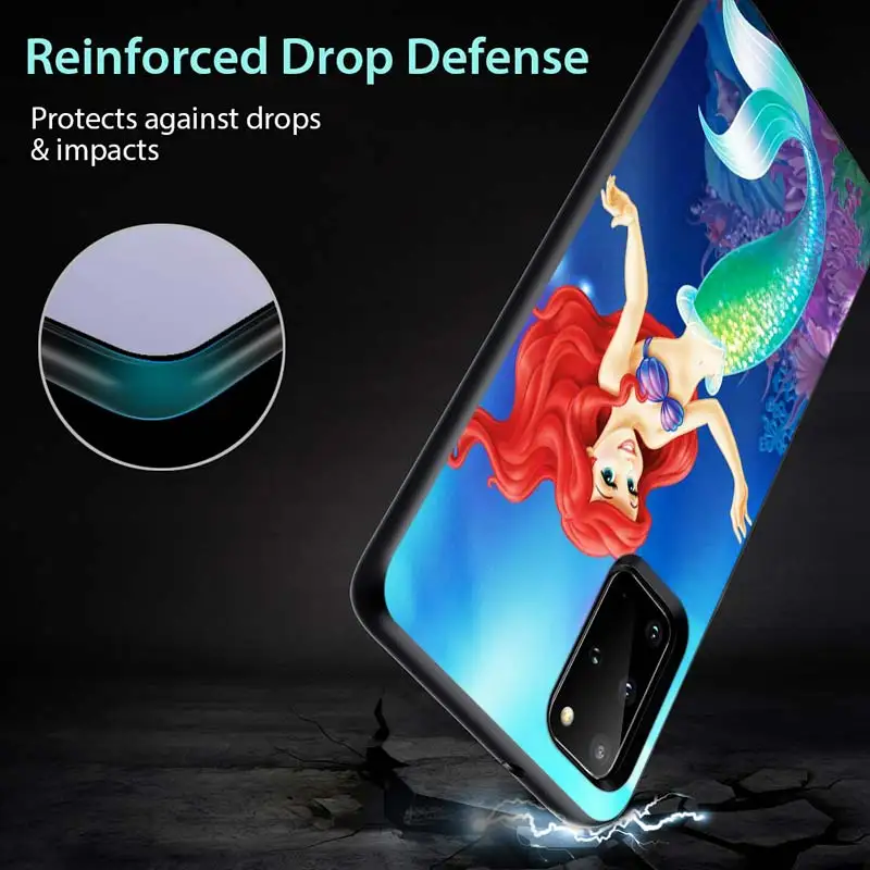 Mermaid Princess for Samsung S20 FE Ultra Plus A91 A81 A71 A51 A41 A31 A21S A72 A52 A42 A02S Soft Black Phone Case
Mermaid Princess for Samsung S20 FE Ultra Plus A91 A81 A71 A51 A41 A31 A21S A72 A52 A42 A02S Soft Black Phone Case