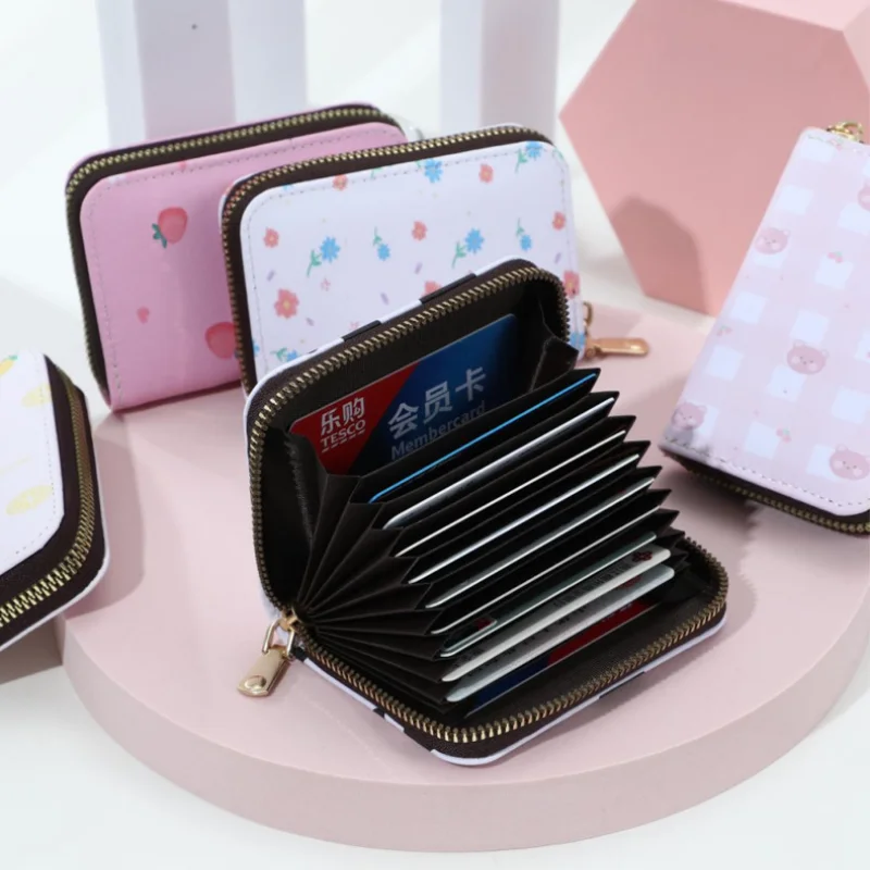 Cartoon Multi Card Position Women's Credit Card Bag Cardholder Wallet Zero Wallet Zipper Student Girl Lovely Card Bag ID Holders
Cartoon Multi Card Position Women's Credit Card Bag Cardholder Wallet Zero Wallet Zipper Student Girl Lovely Card Bag ID Holders
