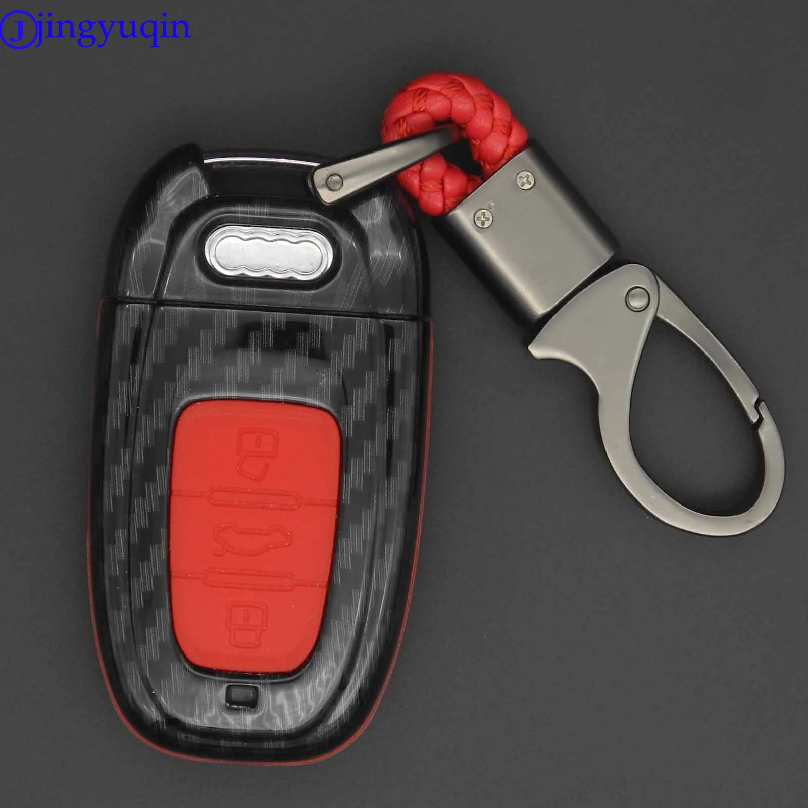 jingyuqin 3b Carbon Fiber Key Case Cover Fob For Audi A4L A6L Q5 A5 754C / 754G Smart Key
jingyuqin 3b Carbon Fiber Key Case Cover Fob For Audi A4L A6L Q5 A5 754C / 754G Smart Key