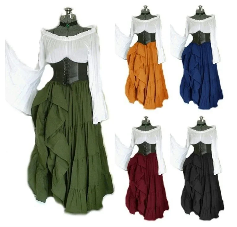 Women Dance Retro Cosplay Costume Masquerade Victorian Gothic Queen Evening Dress Medieval Renaissance Elf Princess Lolita Party
Women Dance Retro Cosplay Costume Masquerade Victorian Gothic Queen Evening Dress Medieval Renaissance Elf Princess Lolita Party
