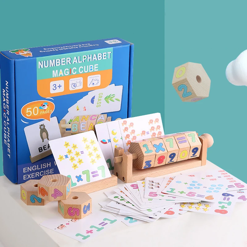 Children educational arithmetic alphabet cube toy addition subtraction multiplication division education wooden teaching aids
Children educational arithmetic alphabet cube toy addition subtraction multiplication division education wooden teaching aids