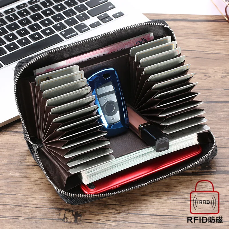 First layer cowhide RFID organ card holder men's leather passport holder wallet card holder credit card sleeve key case
First layer cowhide RFID organ card holder men's leather passport holder wallet card holder credit card sleeve key case