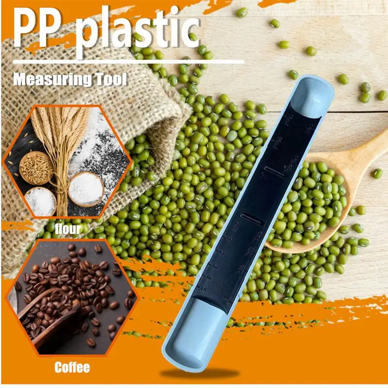 Measuring Spoon Kitchen Adjustable Measuring Teaspoon for Powder Sugar Coffee Tea Seasoning Graduated Kitchen Gadget
Measuring Spoon Kitchen Adjustable Measuring Teaspoon for Powder Sugar Coffee Tea Seasoning Graduated Kitchen Gadget