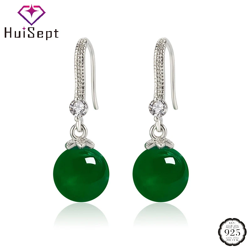 HuiSept Retro 925 Silver Jewelry Earrings Ethnic Style Red Chalcedony Zircon Gemstone Drop Earring for Women Wedding Engagement
HuiSept Retro 925 Silver Jewelry Earrings Ethnic Style Red Chalcedony Zircon Gemstone Drop Earring for Women Wedding Engagement