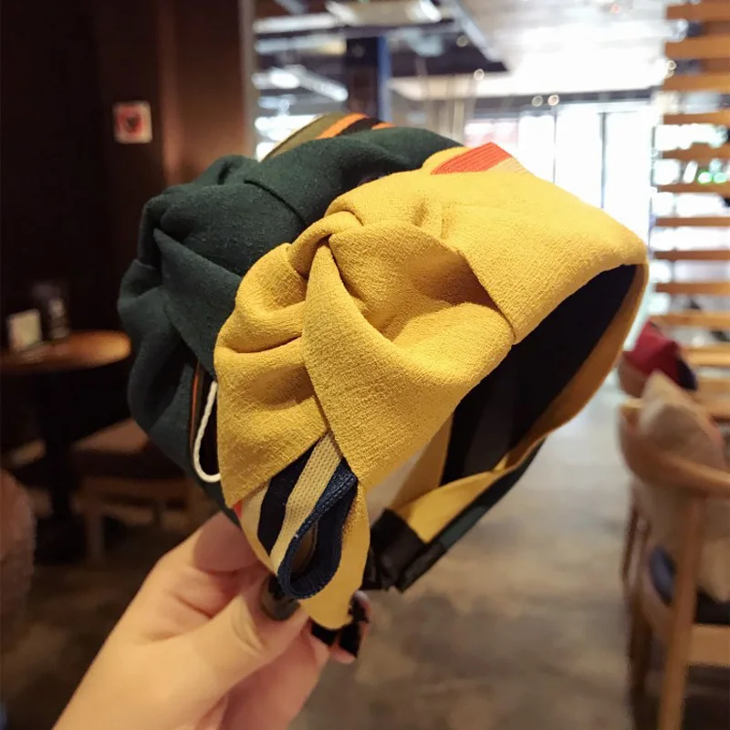 Fashion Solid Wide Knot Bow Headbands For Women Girls Ladies Handmade Cloth Twist Hairband Hairhoop Women Hair Accessories
Fashion Solid Wide Knot Bow Headbands For Women Girls Ladies Handmade Cloth Twist Hairband Hairhoop Women Hair Accessories
