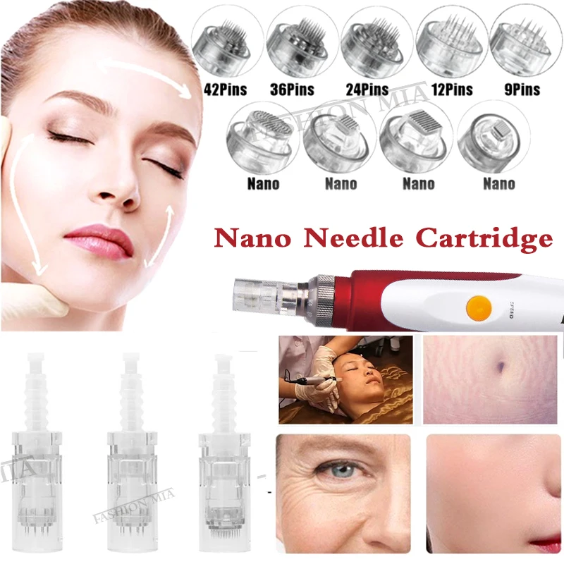 10/50pcs Micro Needle Cartridge Ultima A6 Nano/9/12/36 Pin/42 Pin Microneedle MTS Replacement Derma Tattoo Bayonet Screw Needle
10/50pcs Micro Needle Cartridge Ultima A6 Nano/9/12/36 Pin/42 Pin Microneedle MTS Replacement Derma Tattoo Bayonet Screw Needle