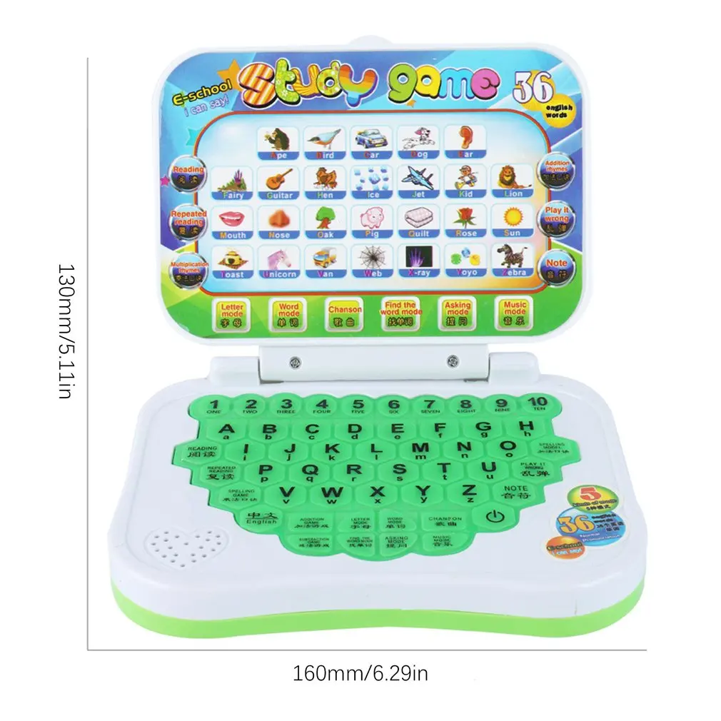 Multifunction Educational Learning Machine English Early Tablet Computer Toy Kid Interactive Toy Training
Multifunction Educational Learning Machine English Early Tablet Computer Toy Kid Interactive Toy Training