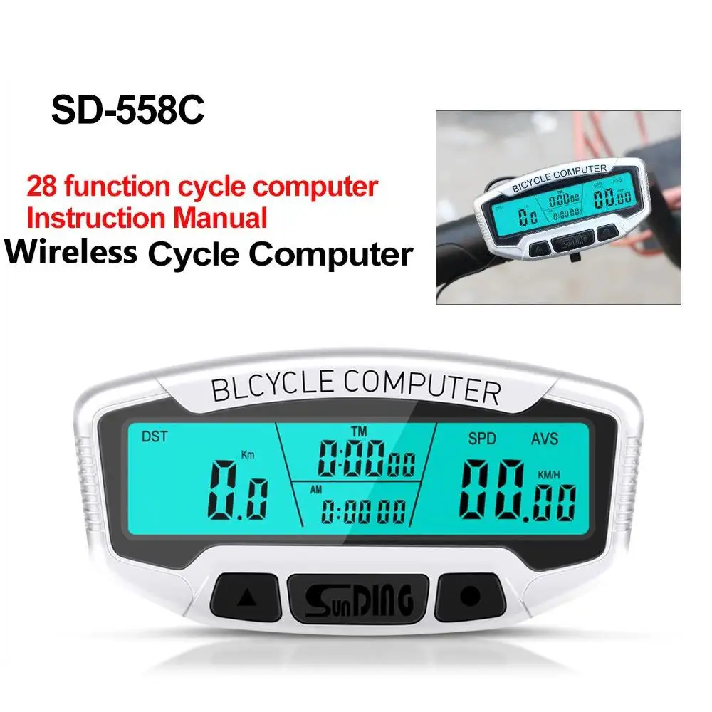 Vehemo LCD Odometer Bike Computer Wired Cycling Computer Waterproof Outdoor for Backlight Bicycle Speedometer Portable Sports
Vehemo LCD Odometer Bike Computer Wired Cycling Computer Waterproof Outdoor for Backlight Bicycle Speedometer Portable Sports