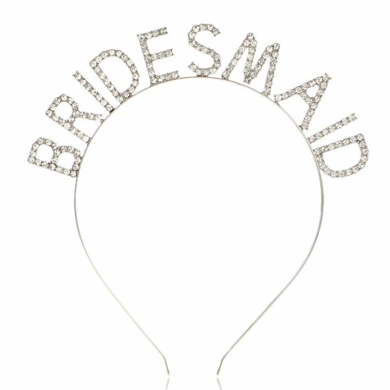 2021 New Crystal Bachelorette Bridal Party Bride, Maid of Honor, Bridesmaid Novelty Tiara Headband Accessory for Women
2021 New Crystal Bachelorette Bridal Party Bride, Maid of Honor, Bridesmaid Novelty Tiara Headband Accessory for Women