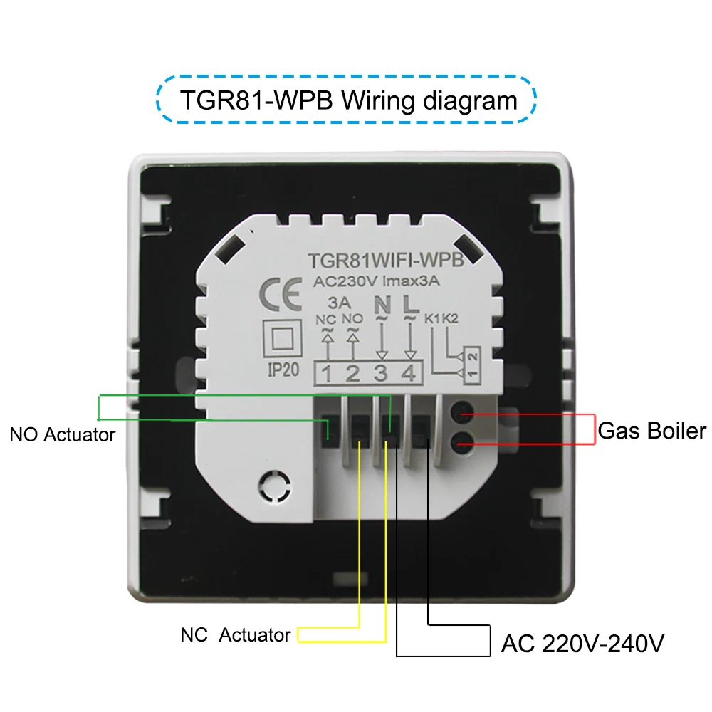 Wifi Thermostat For Gas Boiler Room Underfloor Heating Smart Temperature Controller Works With Google Home And Alexa
Wifi Thermostat For Gas Boiler Room Underfloor Heating Smart Temperature Controller Works With Google Home And Alexa