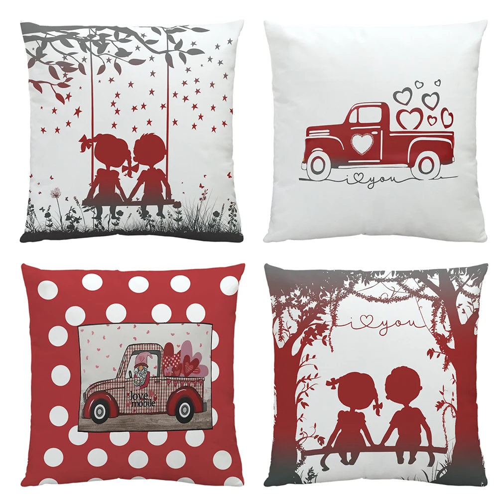 Valentine Decoration Cushion Cover Navidad Throw Pillow Case funda cojin Sweet Home Sofa Couch Chair Back Seat Cover 45x45cm 
Valentine Decoration Cushion Cover Navidad Throw Pillow Case funda cojin Sweet Home Sofa Couch Chair Back Seat Cover 45x45cm