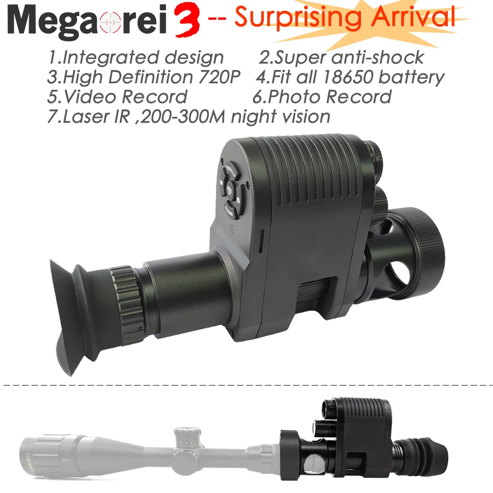 All New 850nm Lasei IR Night Vision Riflescope Hunting Scopes Optics Sight Hunting Camera Wildlife Night Vision Telescope
All New 850nm Lasei IR Night Vision Riflescope Hunting Scopes Optics Sight Hunting Camera Wildlife Night Vision Telescope