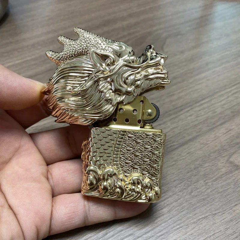 Zorro Gasoline Lighter Old-fashioned Nostalgia Retro Heavy Armor Machine Dragon Creative Flint Grinding Wheel Machine Smoke Tool
Zorro Gasoline Lighter Old-fashioned Nostalgia Retro Heavy Armor Machine Dragon Creative Flint Grinding Wheel Machine Smoke Tool