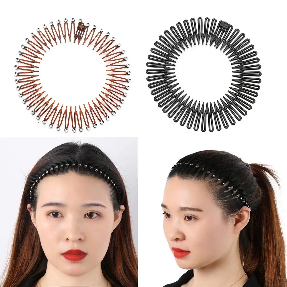 Plastic Comb Travel Rhinestone Hair Clip Hair Accessories For Makeup Bath For Swimming Elastic Hair Band
Plastic Comb Travel Rhinestone Hair Clip Hair Accessories For Makeup Bath For Swimming Elastic Hair Band