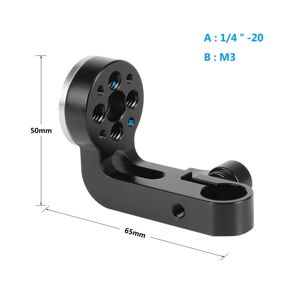 CAMVATE Sponge Handle With M6 Rosette Mount Connection & 15mm Single Rod Clamp For DSLR Camera Shoulder Mount Rig Support System
CAMVATE Sponge Handle With M6 Rosette Mount Connection & 15mm Single Rod Clamp For DSLR Camera Shoulder Mount Rig Support System