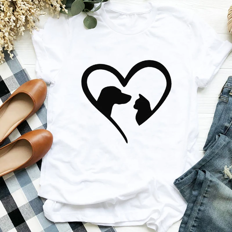 Women Lady Love Cat Dog Paw Animal Geometric Cute 90s Print T Tee Womens Tshirt for Female Shirt Clothes Top Graphic T-shirt
Women Lady Love Cat Dog Paw Animal Geometric Cute 90s Print T Tee Womens Tshirt for Female Shirt Clothes Top Graphic T-shirt