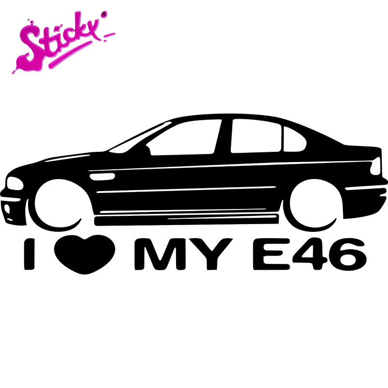 STICKY I LOVE MY BMW E46 BMW E36 Car Stickers Decal Funny Anime Cute Car Accessories Decoration Pegatinas Para Coche
STICKY I LOVE MY BMW E46 BMW E36 Car Stickers Decal Funny Anime Cute Car Accessories Decoration Pegatinas Para Coche