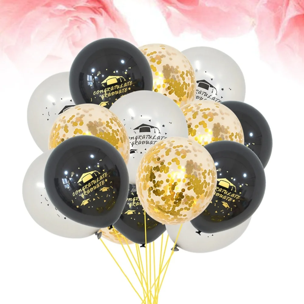 15PCS Graduation Party Decor Balloons Latex Balloon Congratulation Graduate Decorative Balloons without Ribbon for Party Decorat
15PCS Graduation Party Decor Balloons Latex Balloon Congratulation Graduate Decorative Balloons without Ribbon for Party Decorat