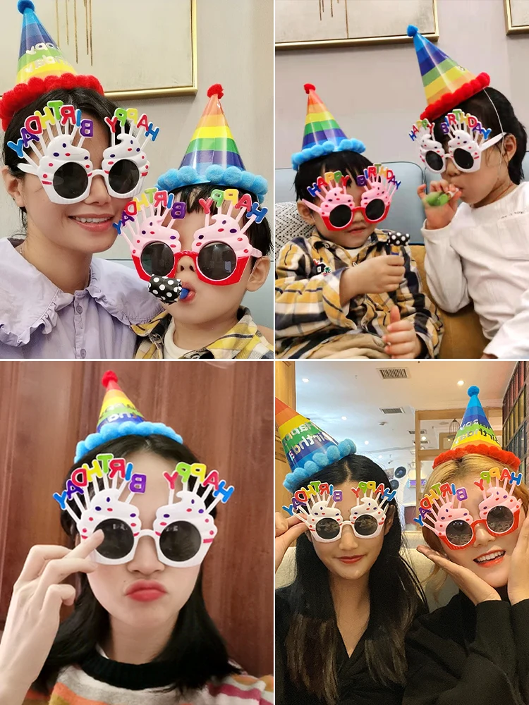 Funny Birthday Hat Glasses Dolphin Balloon Creative Children Happy Party Cake Decoration Plug-in Birthday Cake Dress UpOrnaments
Funny Birthday Hat Glasses Dolphin Balloon Creative Children Happy Party Cake Decoration Plug-in Birthday Cake Dress UpOrnaments
