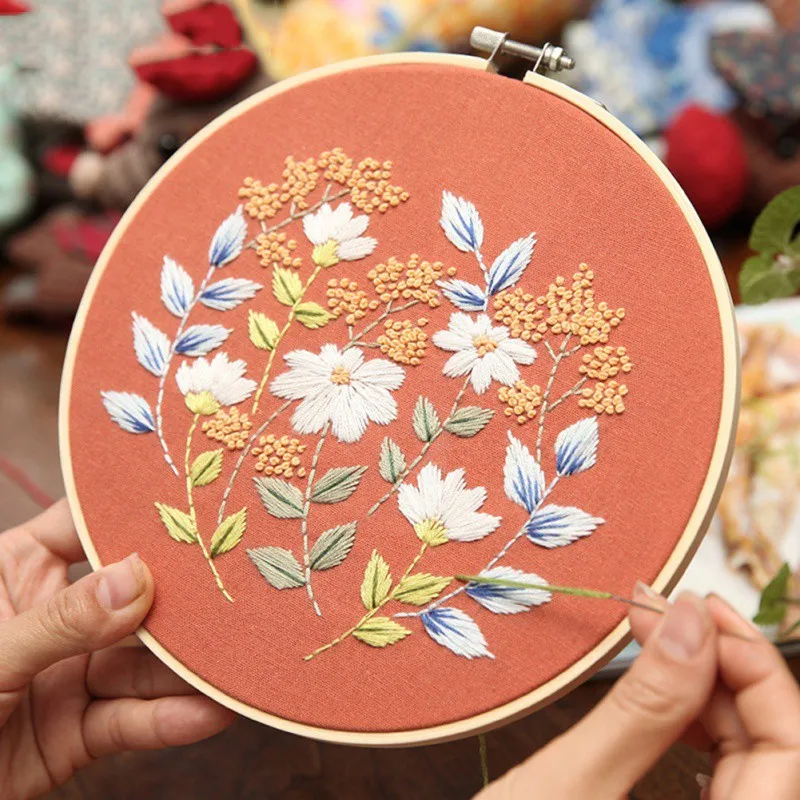 Three-dimensional Embroidery Flower Production Adult Beginners Introduction Hand-embroidered DIY Material Package
Three-dimensional Embroidery Flower Production Adult Beginners Introduction Hand-embroidered DIY Material Package