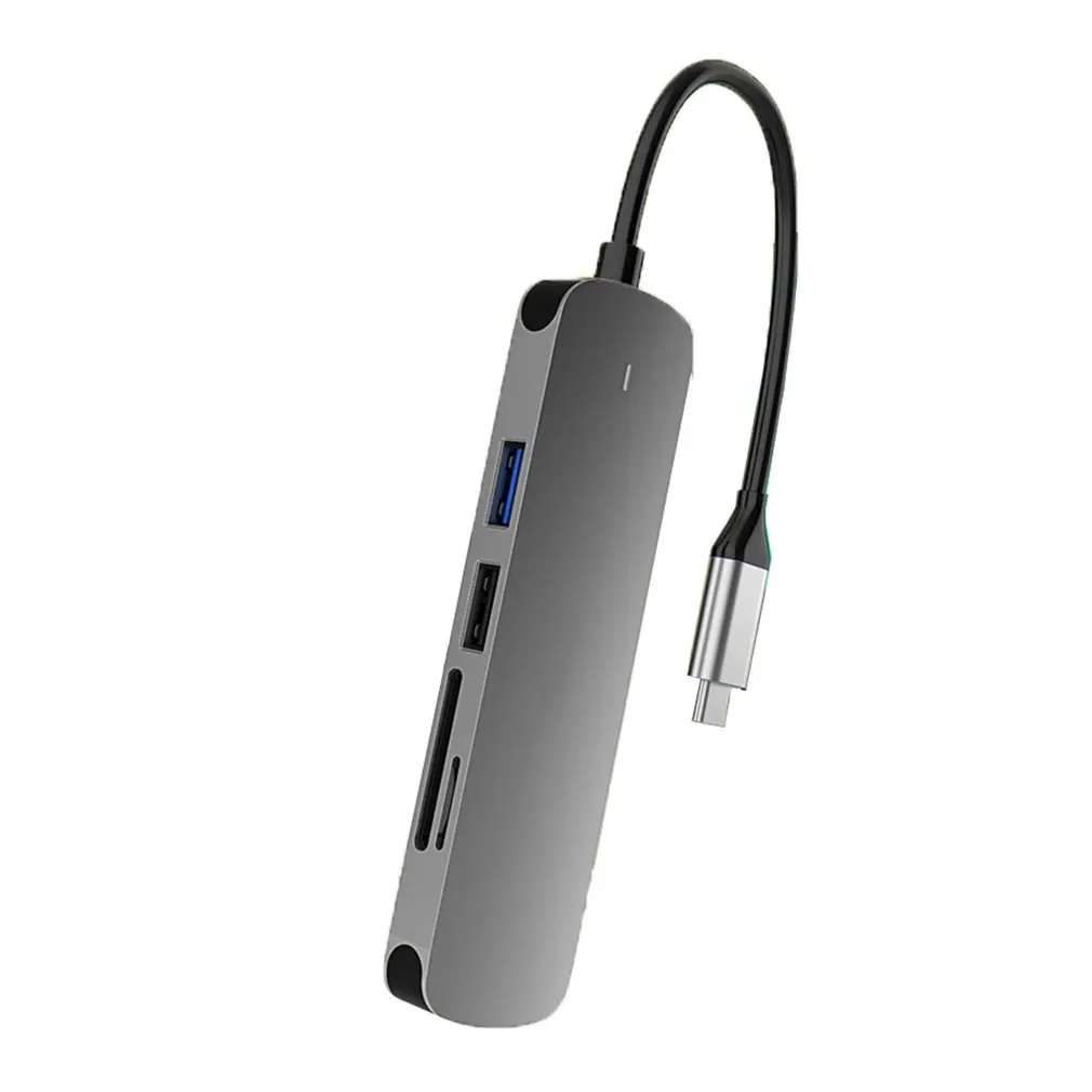USB-C Hub 5-in-1 USB-C To HDMI-Compatible Adapter With 4k HDMI-Compatible 2 Usb Port TF Card Reader Docking Station
USB-C Hub 5-in-1 USB-C To HDMI-Compatible Adapter With 4k HDMI-Compatible 2 Usb Port TF Card Reader Docking Station